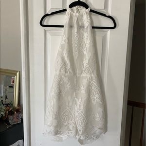 White Lace Romper
